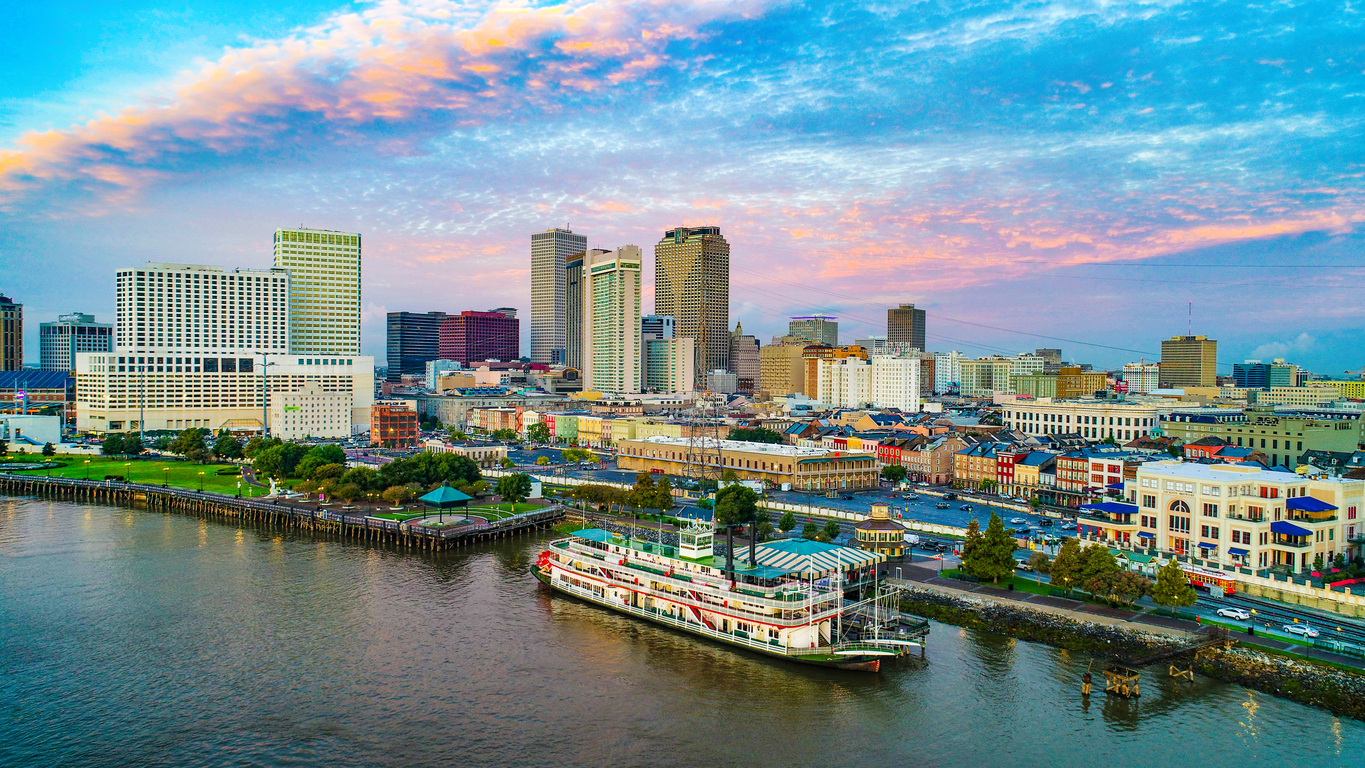 Panoramic Image of New Orleans, LA